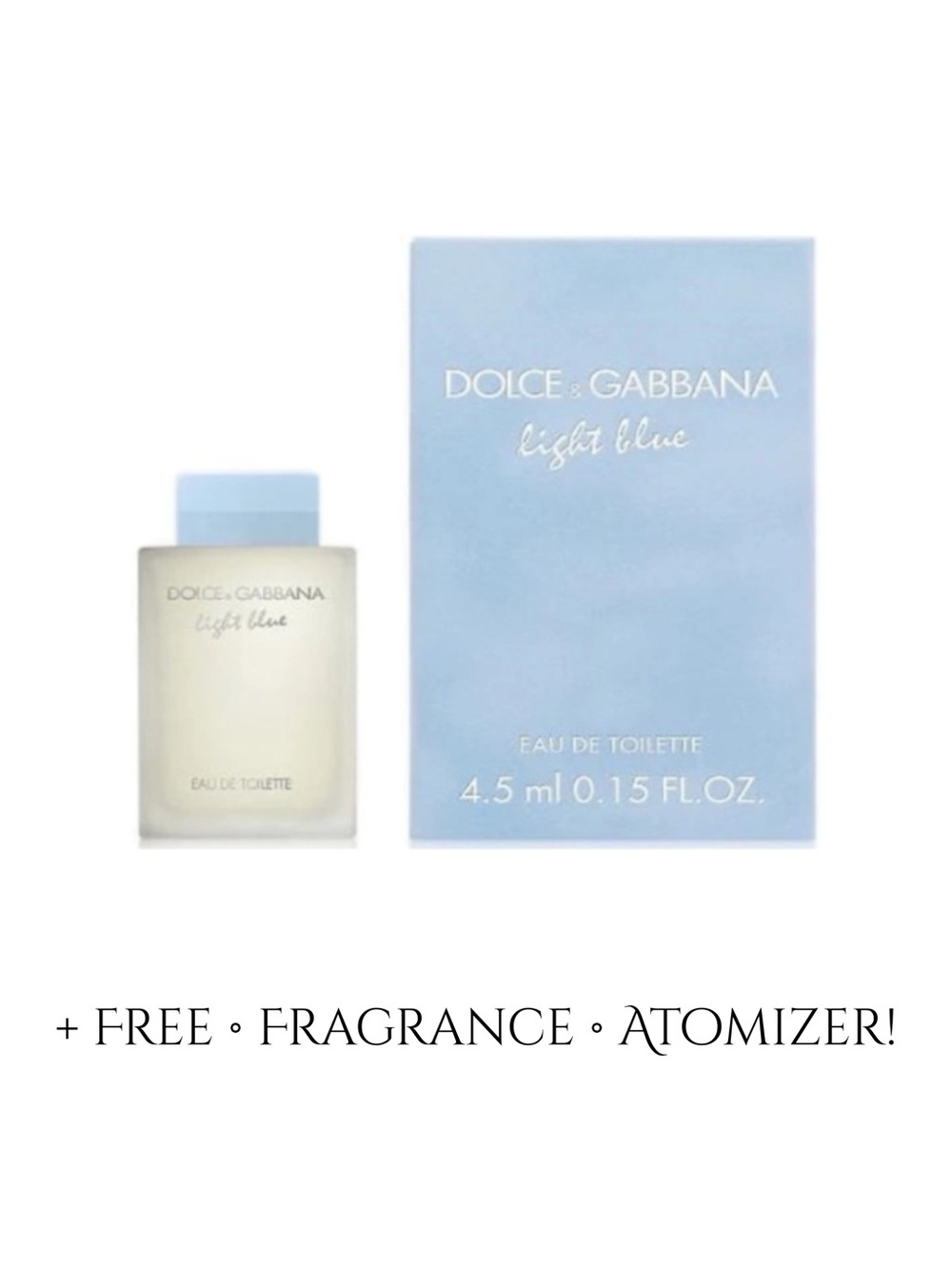 DOLCE & GABBANA Light Blue EDT - .15 oz NIB